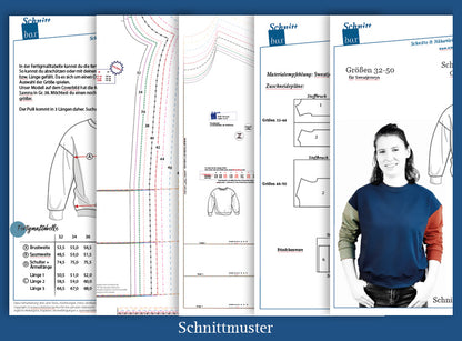 Schnittmuster Oversize Pullover Savona